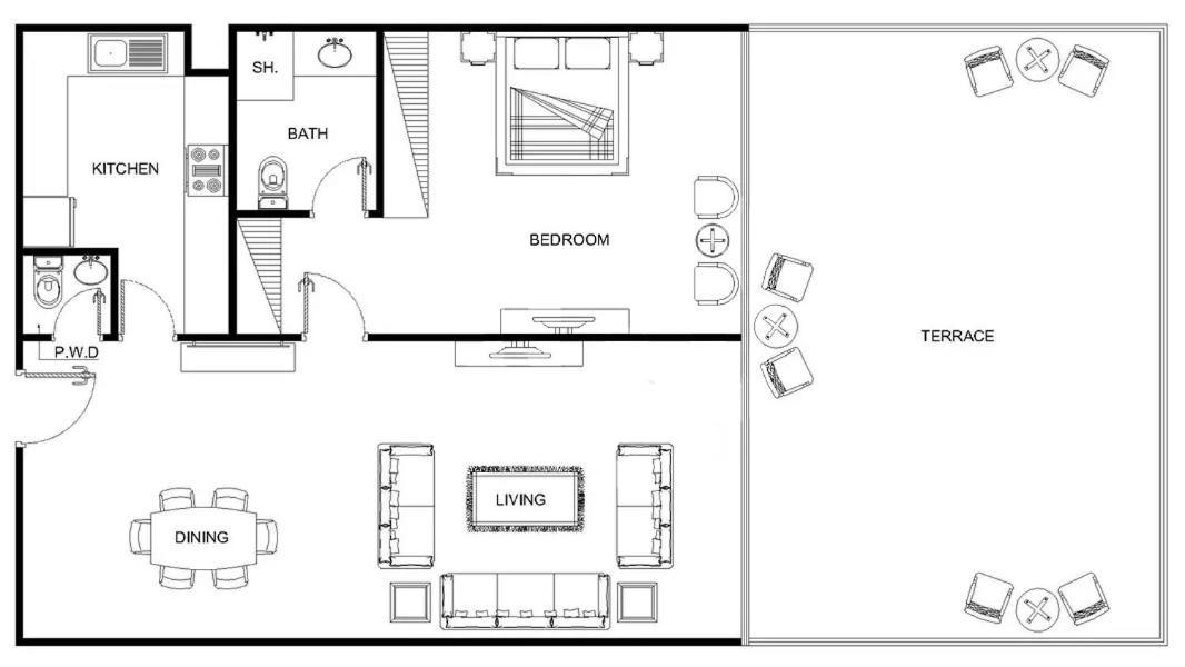 Lux - Opulent Island Suite 3 Dubai Exteriör bild